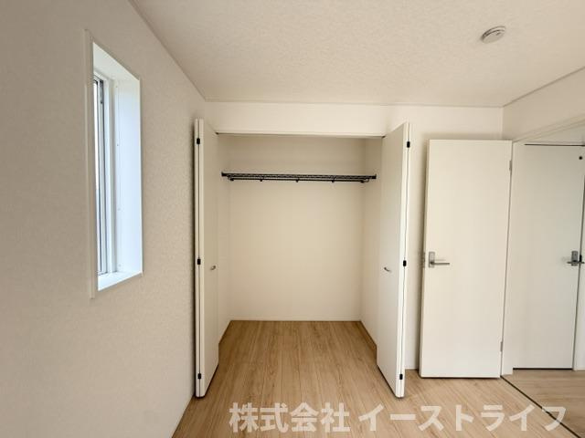 【新築戸建】　いわき市内郷高坂町第11の収納|７号棟写真　大きなスペースがあり、収納には困りません