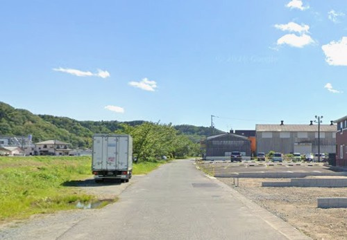 【新築戸建】　いわき市内郷高坂町第11の前面道路含む現地写真|東側5.6ｍ公道