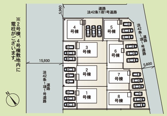 【新築戸建】　いわき市内郷高坂町第11の区画図|区画図です。ご参照ください。
