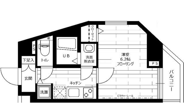 ステージファースト池尻大橋の間取り|間取りです。