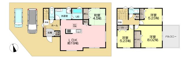 大和高田市東中2丁目　中古戸建