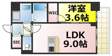【間取り】 | S-RESIDENCE阿波座chiaro 仲介手数料無料