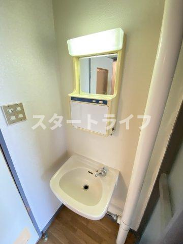 大阪市東淀川区豊里５丁目の賃貸マンションの洗面所