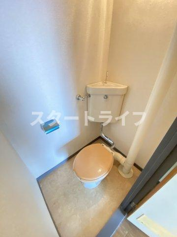 大阪市東淀川区豊里５丁目の賃貸マンションのトイレ
