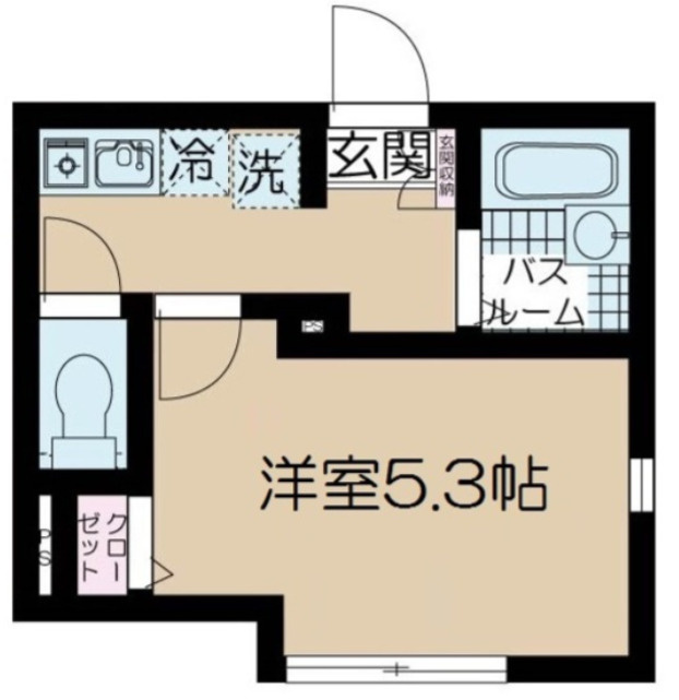 杉並区西荻北４丁目のアパートの間取り