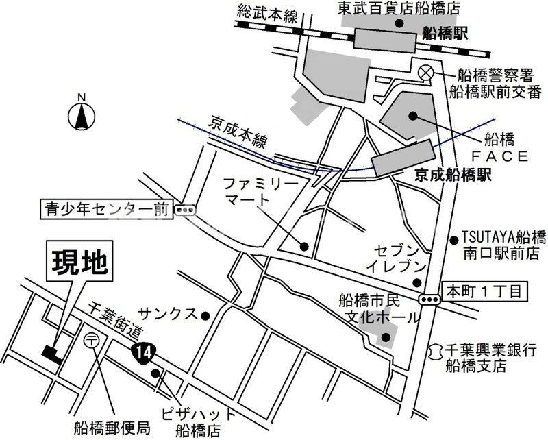 ミリアビタ南本町の地図