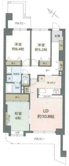 【間取り】 | サンマンション北本壱号館