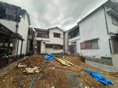 【外観】 | 土塔町２期　新築一戸建 | ＬＤＫ約１５．７帖！暮らしの中心となるリビングは、家族みんなが心地よく過ごせる癒しの空間ですよ！