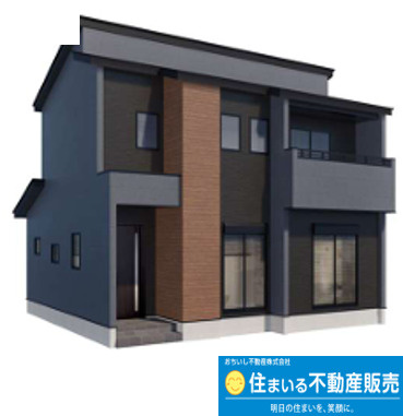 福岡市南区大池1丁目2期　２号棟の外観パース