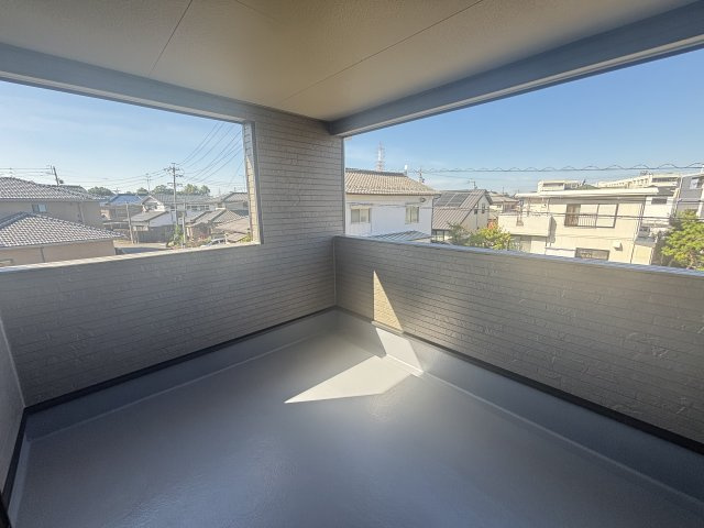 CRADLE GARDEN小牧市藤島第1｜名古屋市の戸建ならホームアップのバルコニー|【売主施工例】