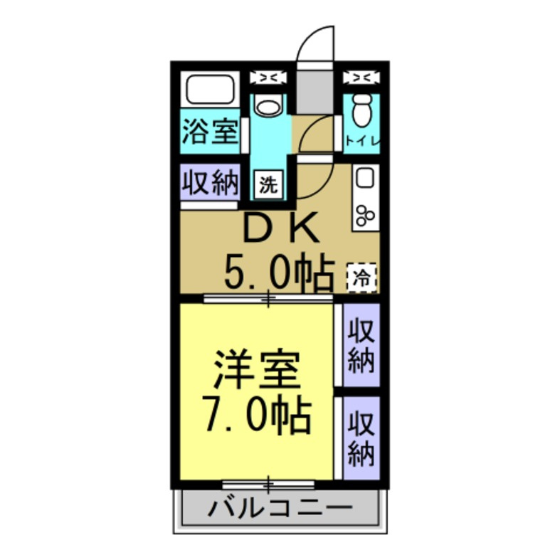 アンプルール フェール 縁Ⅰの間取り