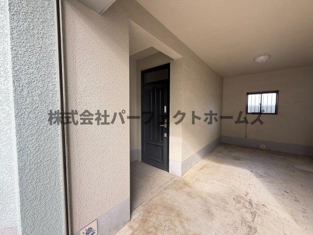 中神田町戸建　賃貸のエントランス|毎日通るエントランスはこのようになっています
