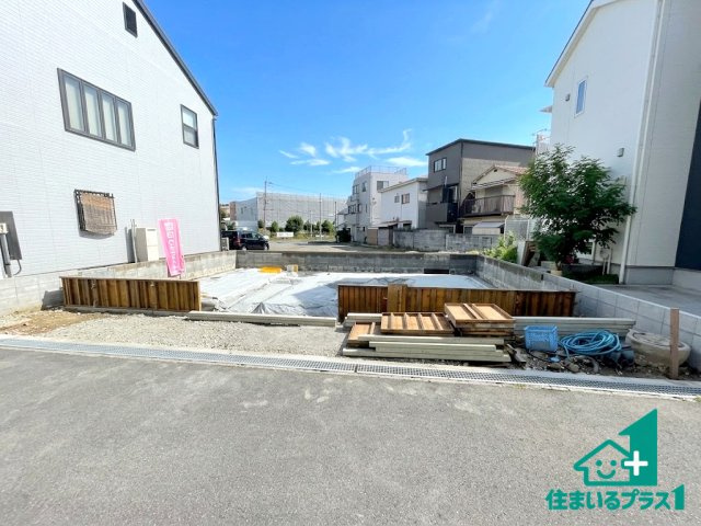 ■箕面市瀬川　第1期　新築一戸建ての外観|現在の進捗状況です！順調に作業進行中、完成が待ち遠しいです！詳細の間取り等、お気軽にお問い合わせください！