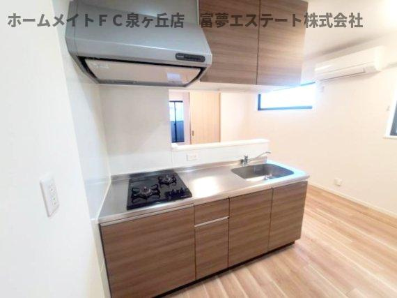 Blanc北野田のキッチン