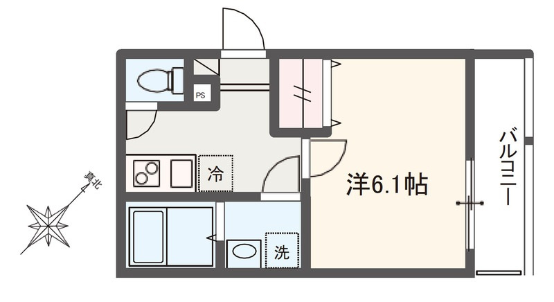 MELDIA岩槻Ⅲの間取り