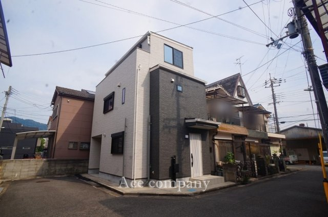 【前面道路含む現地写真】 | 八尾市上尾町2丁目 | 北西角地☆【前面道路4.7ｍ×4.7ｍ】