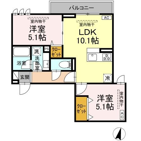 リートゥス湘南辻堂の間取り