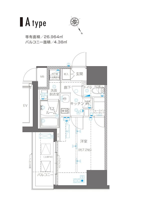 新品家具付きマンション東田町2(KaGood神奈川)の間取り|※間取りと異なる場合は現状を優先します。