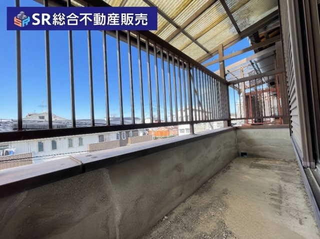 末広町中古戸建のバルコニー|陽当たり良好です！
