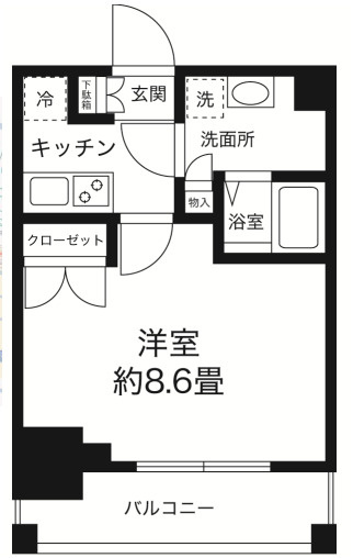 EL-Patio両国の間取り