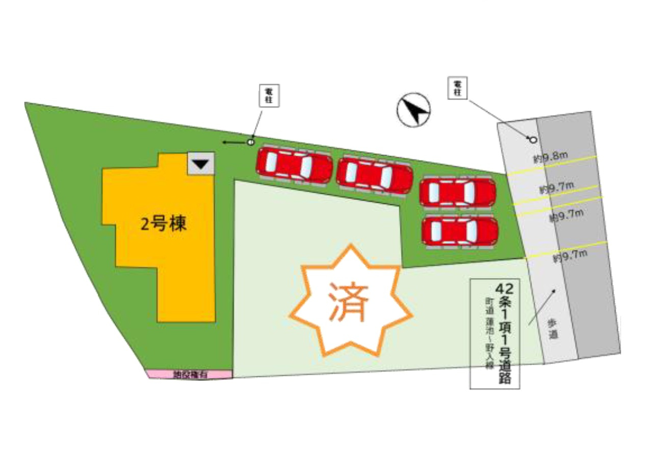 糟屋郡新宮町新宮東2丁目第1-2棟（2号棟）の間取り