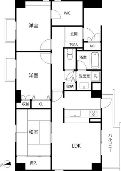 【間取り】 | ブルームライフ向ヶ丘遊園