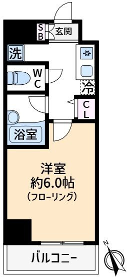 ヴェルヒルズ芝浦の間取り