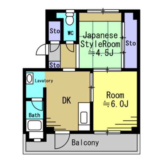 【間取り】 | ビレッジハウス金ヶ崎1号棟