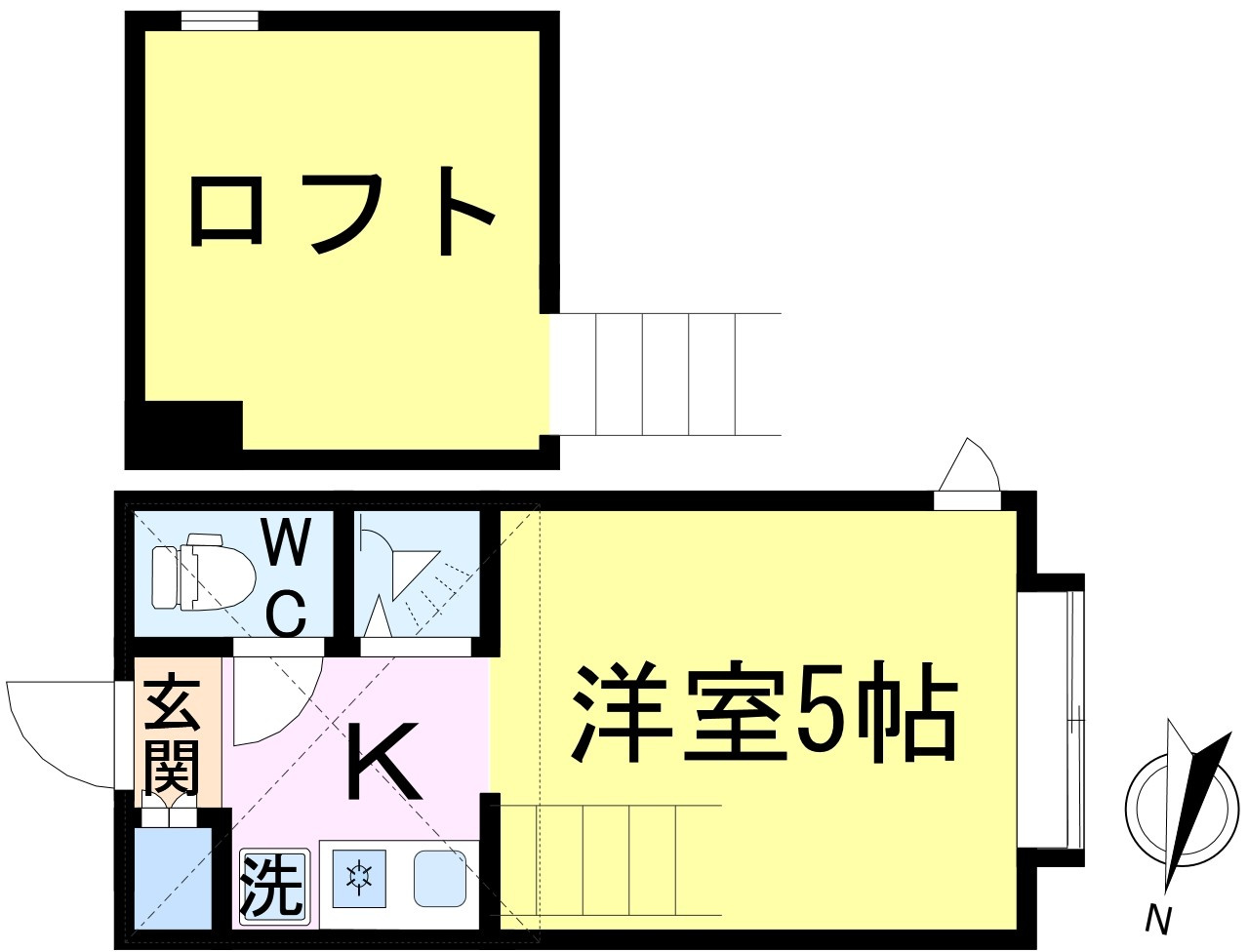 Casa Albaの間取り