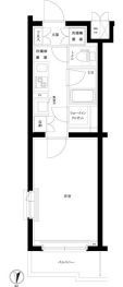 ルーブル西蒲田参番館の間取り