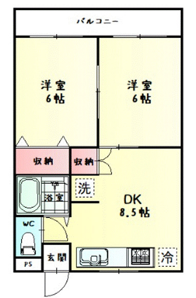 多摩モノレール上北台駅 サンクレスト中砂の間取り