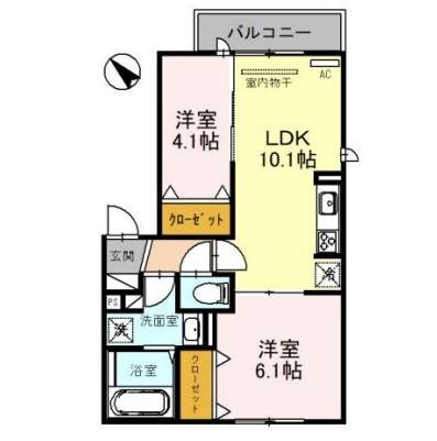 リュヌ・ブランシュの間取り