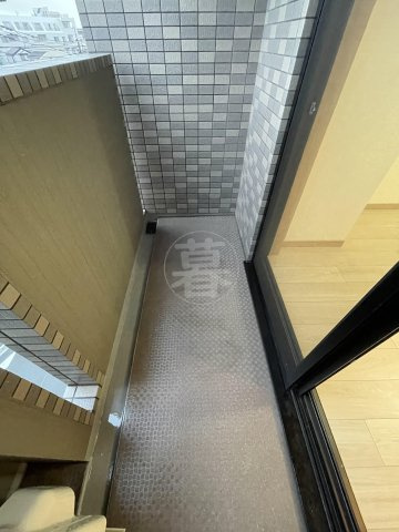 ルーブル下丸子参番館のバルコニー