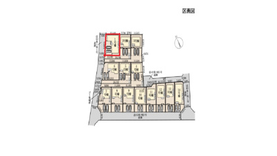 【区画図】 | Livere Gardens. 第１下野川中子 | 全14区画　各棟の詳細はお気軽にお問い合わせください。