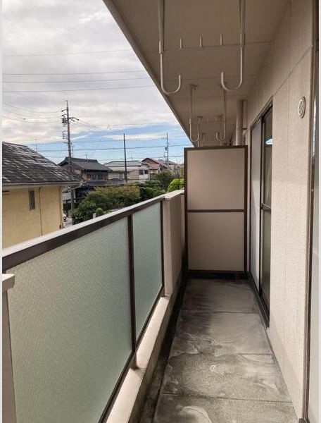 メゾン晃梅のバルコニー