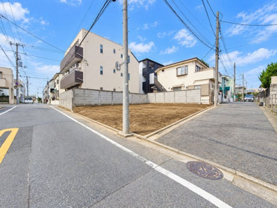 【前面道路含む現地写真】 | 練馬区氷川台4丁目　宅地分譲【駅歩5分・東南角地・39坪超】12990万円 | ※一部CG加工しております