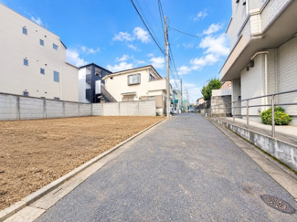【前面道路含む現地写真】 | 練馬区氷川台4丁目　宅地分譲【駅歩5分・東南角地・39坪超】12990万円 | ※一部CG加工しております