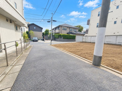【前面道路含む現地写真】 | 練馬区氷川台4丁目　宅地分譲【駅歩5分・東南角地・39坪超】12990万円 | ※一部CG加工しております
