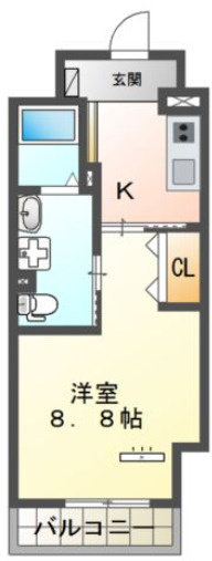グランクレールの間取り