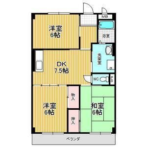 メゾン晃梅の間取り