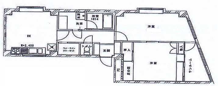 北品川ＹＴビルの間取り|間取りです。