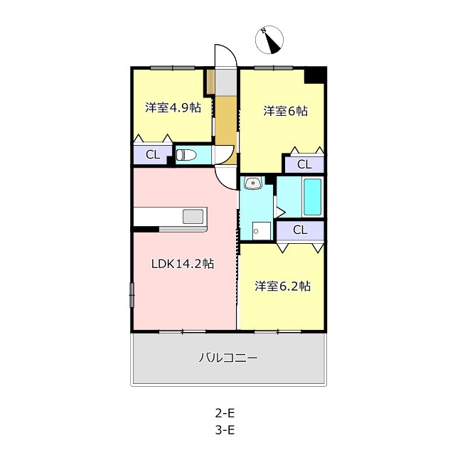 ナインパレスの間取り
