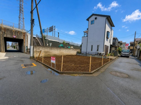 敷地面積23.63坪　売地　川越市脇田新町の外観|更地　角地！南東側・北東側道路につき日当たり良好です♪