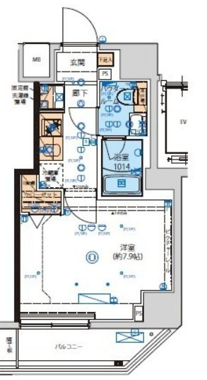 リヴシティ向島参番館の間取り
