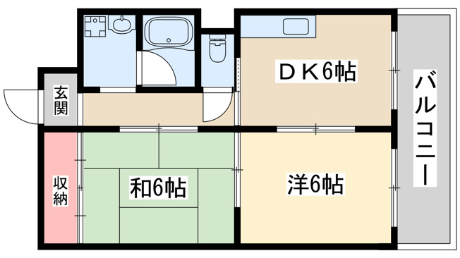 【間取り】 | ドムール三国
