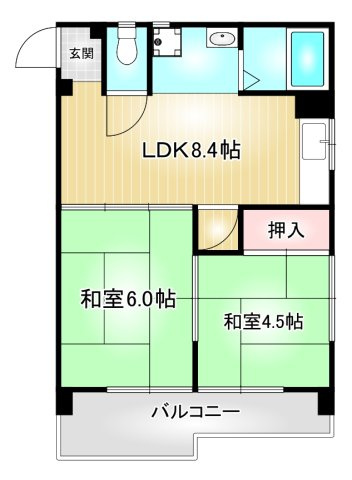 メゾン鶴舞|名古屋市の賃貸ならMy賃貸の間取り|メゾン鶴舞