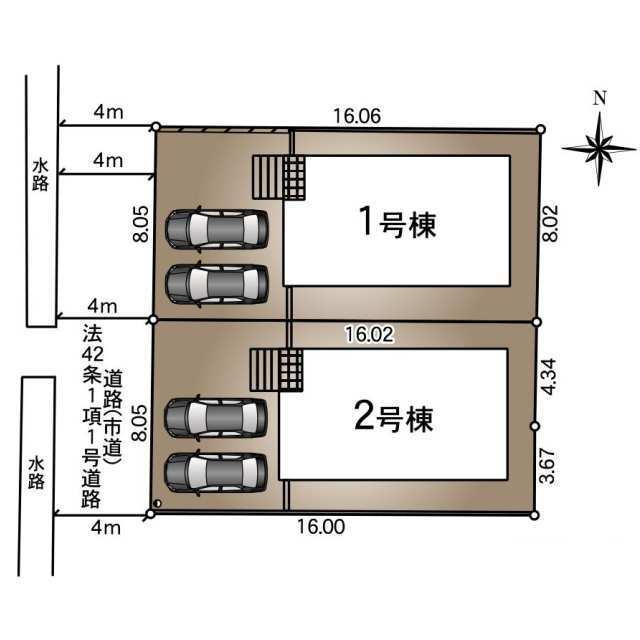 熊本市中央区出水第17の区画図