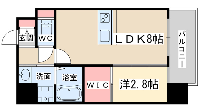 【間取り】 | ライブカーサ天満橋