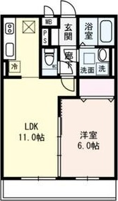 グレースコーポIII IIIの間取り