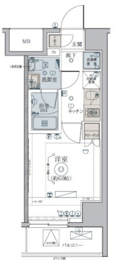 リヴシティ綾瀬ＷＥＳＴの間取り|間取りです。